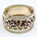 Cobre y Resina Leopard -Print Design Bangles BG02